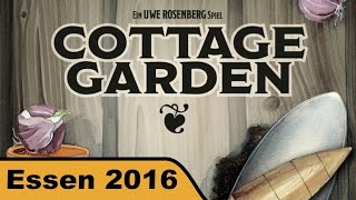 YouTube Review vom Spiel "Cottage Garden" von Hunter & Cron - Brettspiele