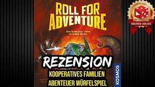 YouTube Review vom Spiel "Roll for Adventure" von Brettspielblog.net - Brettspiele im Test