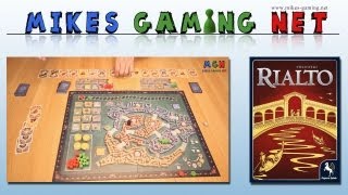 YouTube Review vom Spiel "Rialto" von Mikes Gaming Net - Brettspiele