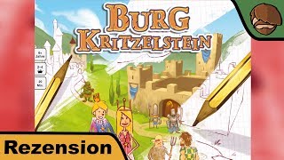 YouTube Review vom Spiel "Burg Kritzelstein" von Hunter & Cron - Brettspiele