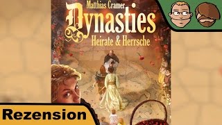 YouTube Review vom Spiel "Dynasties" von Hunter & Cron - Brettspiele