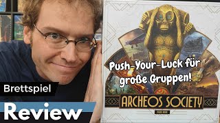 YouTube Review vom Spiel "Archeos Society" von Hunter & Cron