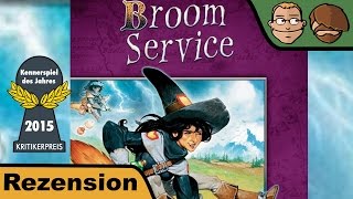 YouTube Review vom Spiel "Broom Service (Kennerspiel des Jahres 2015)" von Hunter & Cron - Brettspiele