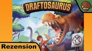 YouTube Review vom Spiel "Draftosaurus" von Hunter & Cron - Brettspiele