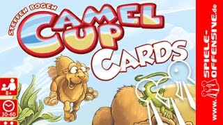 YouTube Review vom Spiel "Camel Up Cards" von Spiele-Offensive.de