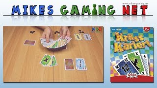 YouTube Review vom Spiel "Krass Kariert (Sieger À la carte 2018 Kartenspiel-Award)" von Mikes Gaming Net - Brettspiele