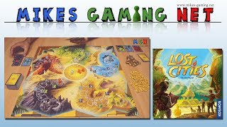 YouTube Review vom Spiel "Lost Cities: Das Brettspiel" von Mikes Gaming Net - Brettspiele