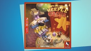 YouTube Review vom Spiel "Meeple Circus" von SPIELKULTde