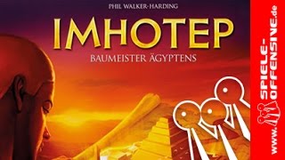 YouTube Review vom Spiel "Imhotep - Baumeister Ägyptens" von Spiele-Offensive.de