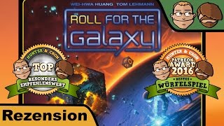YouTube Review vom Spiel "Roll for the Galaxy: Der große Traum (Erweiterung)" von Hunter & Cron - Brettspiele