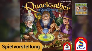 YouTube Review vom Spiel "Die Quacksalber von Quedlinburg: Die Alchemisten (2. Erweiterung)" von Hunter & Cron - Brettspiele