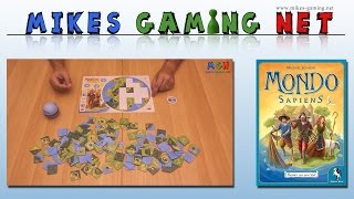 YouTube Review vom Spiel "Sapiens" von Mikes Gaming Net - Brettspiele