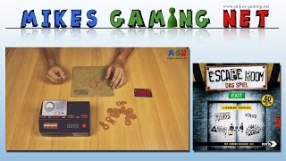 YouTube Review vom Spiel "Escape Room: Das Spiel – Duo: Prison Island & Asylum" von Mikes Gaming Net - Brettspiele