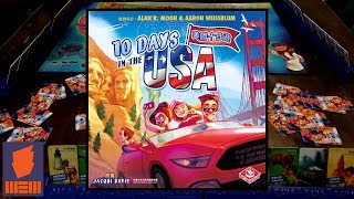 YouTube Review vom Spiel "10 Days in the Americas" von BoardGameGeek