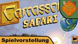 YouTube Review vom Spiel "Carcassonne: Safari" von Hunter & Cron - Brettspiele
