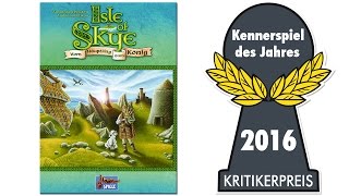 YouTube Review vom Spiel "Isle of Skye: Druiden (2. Erweiterung)" von Spiel des Jahres