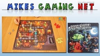 YouTube Review vom Spiel "Geister, Geister, Schatzsuchmeister! (Kinderspiel des Jahres 2014)" von Mikes Gaming Net - Brettspiele