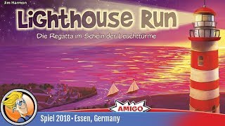 YouTube Review vom Spiel "Lighthouse Run - Die Regatte im Schein der Leuchttürme" von BoardGameGeek