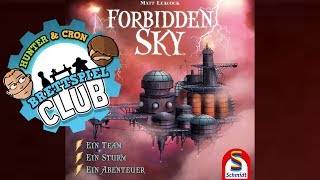 YouTube Review vom Spiel "Forbidden Sky - Ein Team, ein Sturm, ein Abenteuer" von Hunter & Cron - Brettspiele