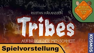 YouTube Review vom Spiel "Tribes: Aufbruch der Menschheit" von Hunter & Cron - Brettspiele