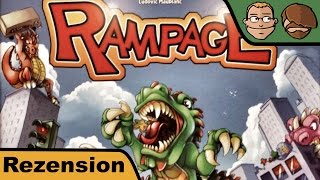 YouTube Review vom Spiel "Terror in Meeple City (Rampage)" von Hunter & Cron - Brettspiele
