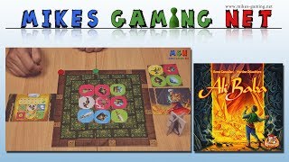 YouTube Review vom Spiel "Ali Baba" von Mikes Gaming Net - Brettspiele