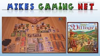 YouTube Review vom Spiel "My Village" von Mikes Gaming Net - Brettspiele