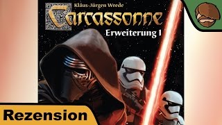YouTube Review vom Spiel "Carcassonne: Star Wars – Erweiterung 1" von Hunter & Cron - Brettspiele