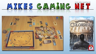 YouTube Review vom Spiel "Die Baumeister des Colosseum" von Mikes Gaming Net - Brettspiele