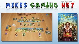 YouTube Review vom Spiel "Majesty: deine Krone, dein Königreich" von Mikes Gaming Net - Brettspiele
