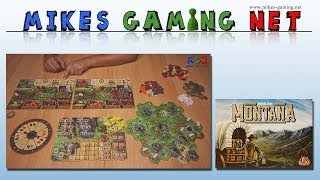 YouTube Review vom Spiel "Montana" von Mikes Gaming Net - Brettspiele