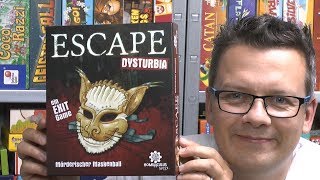 YouTube Review vom Spiel "ESCAPE Dysturbia: Mörderischer Maskenball" von SpieleBlog