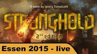 YouTube Review vom Spiel "Stronghold (Second Edition)" von Hunter & Cron - Brettspiele