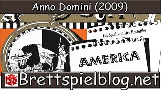 YouTube Review vom Spiel "Anno Domini: Amerika" von Brettspielblog.net - Brettspiele im Test