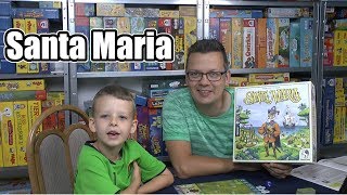 YouTube Review vom Spiel "Santa Maria" von SpieleBlog