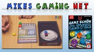 YouTube Review vom Spiel "Ganz schön clever Würfelspiel" von Mikes Gaming Net - Brettspiele