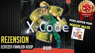 YouTube Review vom Spiel "X-Code" von Brettspielblog.net - Brettspiele im Test