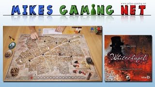 YouTube Review vom Spiel "Die Akte Whitechapel" von Mikes Gaming Net - Brettspiele