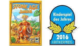 YouTube Review vom Spiel "Stone Age Junior: Das Kartenspiel" von Spiel des Jahres
