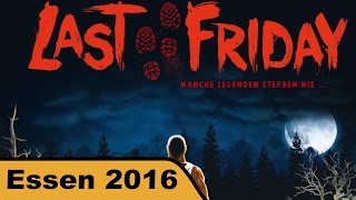 YouTube Review vom Spiel "The Last Friday" von Hunter & Cron - Brettspiele