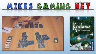 YouTube Review vom Spiel "Kodama: Die Baumgeister" von Mikes Gaming Net - Brettspiele