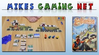YouTube Review vom Spiel "Sultan" von Mikes Gaming Net - Brettspiele