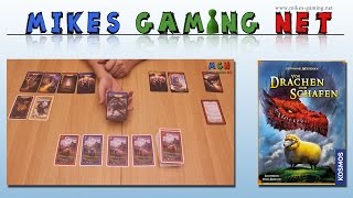 YouTube Review vom Spiel "Von Drachen und Schafen" von Mikes Gaming Net - Brettspiele