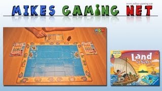 YouTube Review vom Spiel "Land in Sicht!" von Mikes Gaming Net - Brettspiele