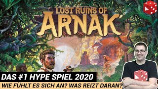 YouTube Review vom Spiel "Die verlorenen Ruinen von Arnak" von Brettspielblog.net - Brettspiele im Test