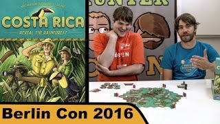 YouTube Review vom Spiel "Costa Rica - Reveal the Rainforest" von Hunter & Cron - Brettspiele