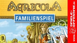 YouTube Review vom Spiel "Agricola: Familienspiel" von Spiele-Offensive.de