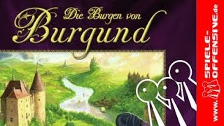 YouTube Review vom Spiel "Die Burgen von Burgund: Das Kartenspiel" von Spiele-Offensive.de
