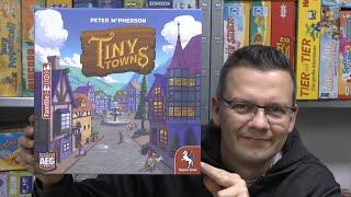 YouTube Review vom Spiel "Tiny Towns" von SpieleBlog
