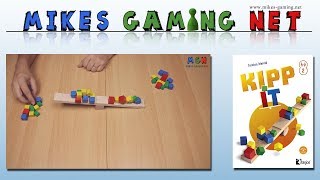 YouTube Review vom Spiel "Kippit" von Mikes Gaming Net - Brettspiele